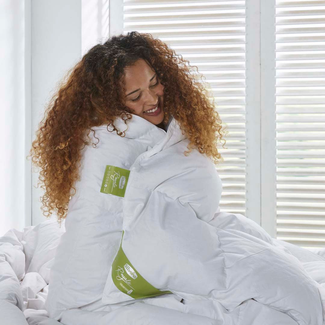 Vrouw in badjas